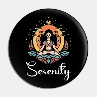 A Girl find Serenity Pin