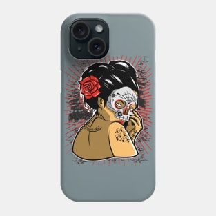 Skull Geisha Phone Case