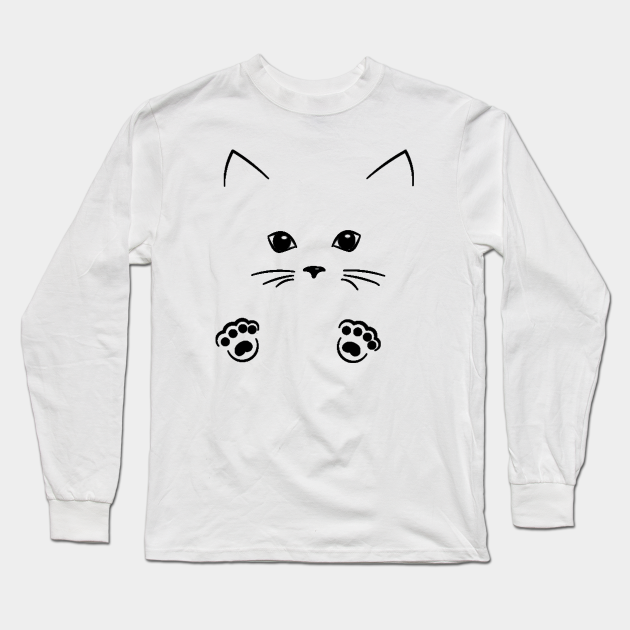 Outline Cat Face Drawing Cat Draw Long Sleeve T Shirt Teepublic Drawing face cat outline cat face face outline face drawing outline drawing cat outline cat drawing cute cartoon symbol sketch icon animal element draft background drawn decoration decorative handdrawn character hand painted ornament sweet card hand drawn lovely icons. outline cat face drawing
