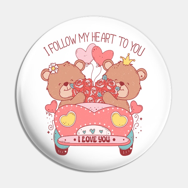 I Follow My Heart to You T Shirt Valentine T shirt For Women Pin by Pretr=ty