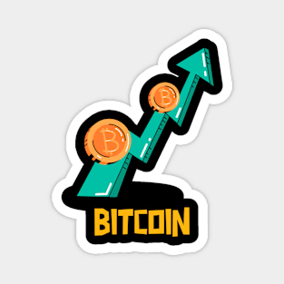 Bitcoin Up Arrow Magnet