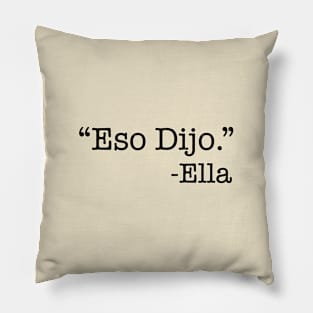 Eso Dijo Pillow