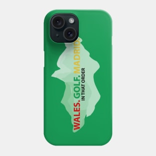 Wales Golf Madrid Phone Case