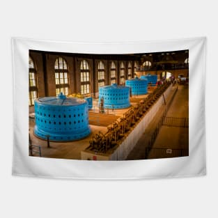 Historic Niagara Power Plant Generators Tapestry