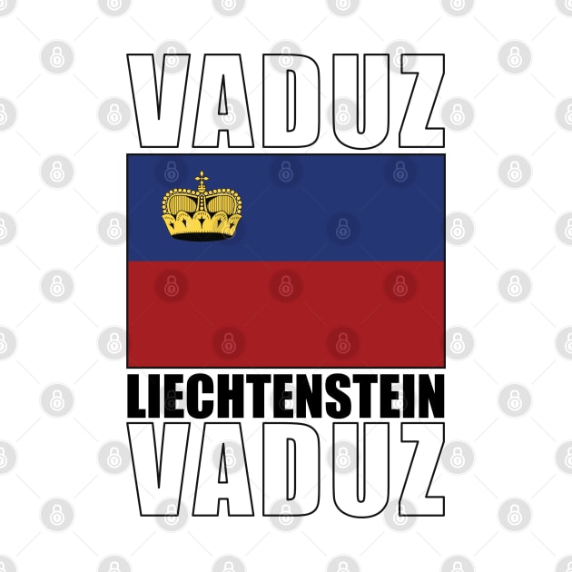 Flag of Liechtenstein by KewaleeTee