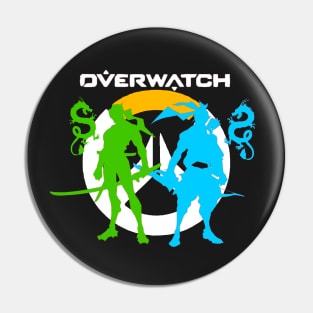 Genji and Hanzo - Overwatch Pin