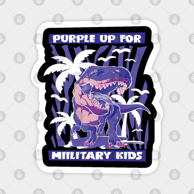 Purple up for Military Kids Magnet by Jabir