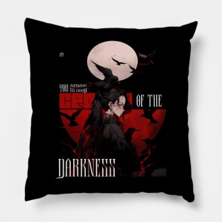 Are You Afraid Of Dark Anime Halloween Goth Girl Pillow