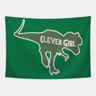 Velociraptor Clever Girl Raptor Jurassic Dinosaur Tapestry