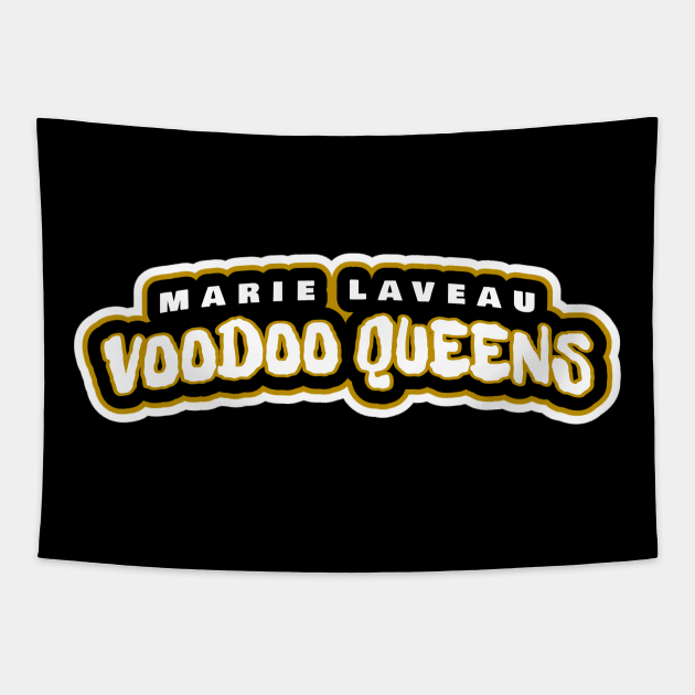 Marie Laveau Voodoo Queens wordmark Tapestry by CSLShop