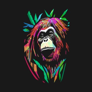 Orangutan pop art T-Shirt