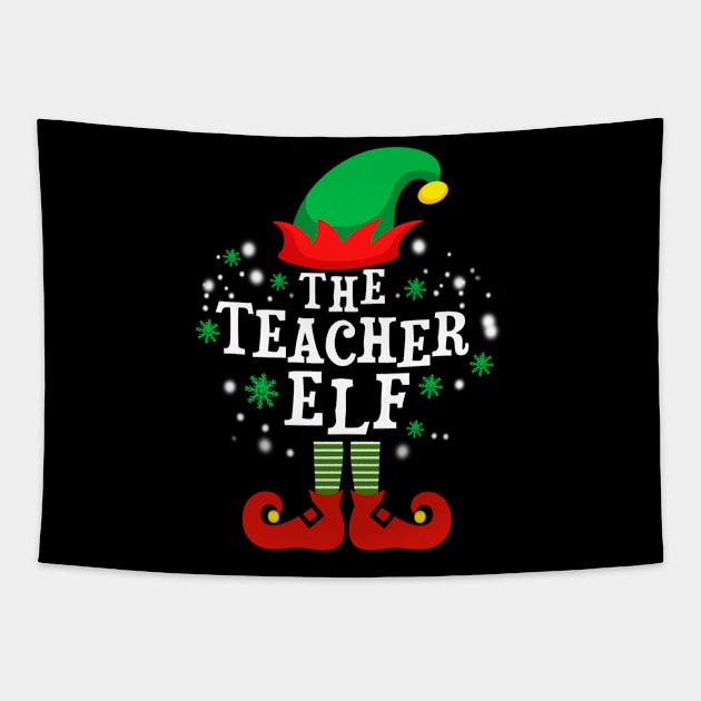 The Teacher Elf Christmas Tapestry by DexterFreeman