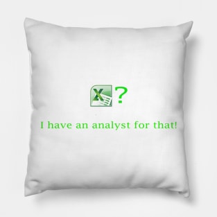 Analyst Pillow