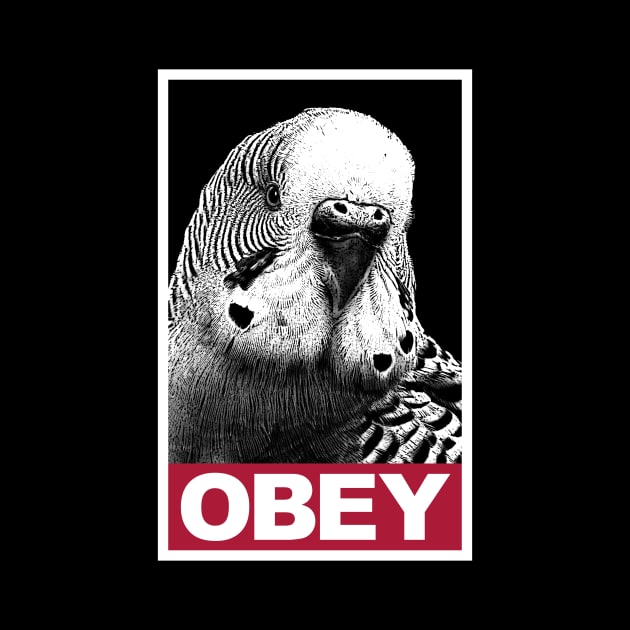 Obey the Budgie by BirdNerd