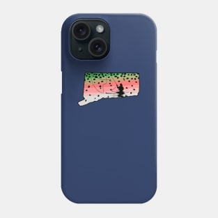 Rainbow Trout Fly Fish Connecticut Fly Fishing Fisherman Gifts Phone Case