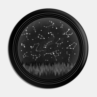 Constellations - B&W Edition Pin