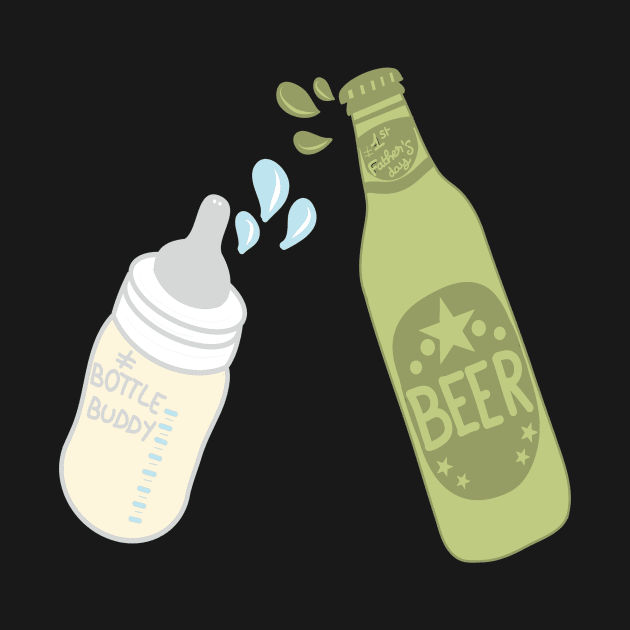 Beer Bottle Drinking Buddy by sugarveryglider