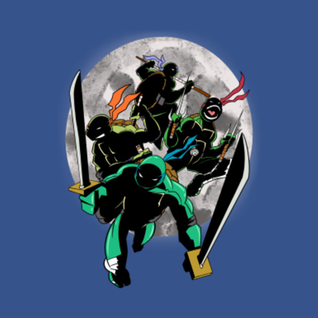 Disover TMNT Night attack - Ninja Turtles - T-Shirt