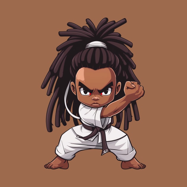 Karate Chibi Boy by JunkyDotCom