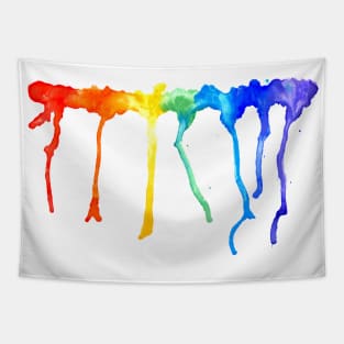 Rainbow Splatters Tapestry