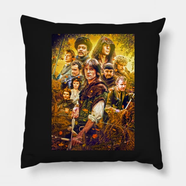 Robin Of Sherwood Pillow by GaudaPrime31