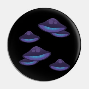 Purple Psilocybin Magic Mushrooms Psychedelic Shrooms Fungi Pin