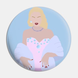 Bejewel cartoon Taylor Pin