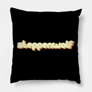 vintage color steppenwolf Pillow