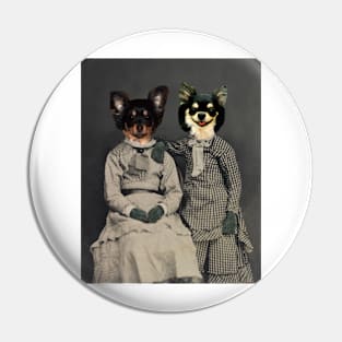 Chihuahua Sisters Pin