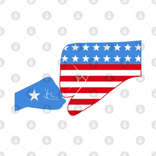 UK & Somalia Baby Fist Bump Patriot Flag Series by Village Values