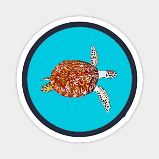 Green Sea Turtle Magnet