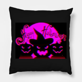 Pink Halloween Pillow