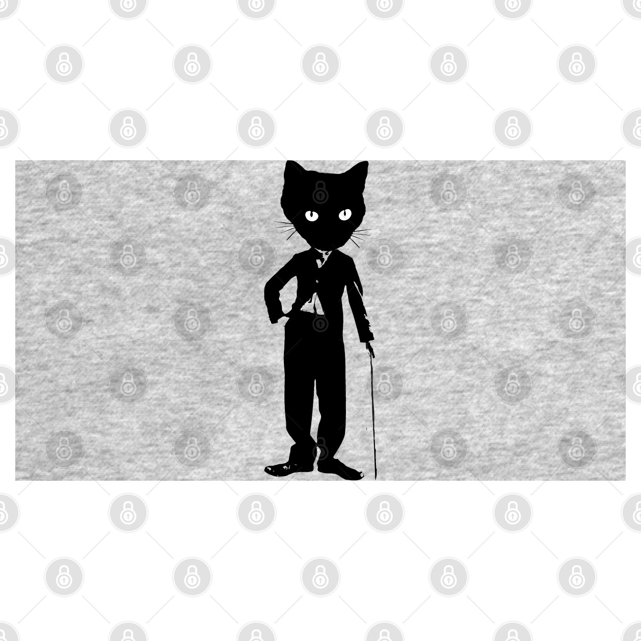 Cat Charlie Chaplin funny black and white cat shirt Cat Lover Gift