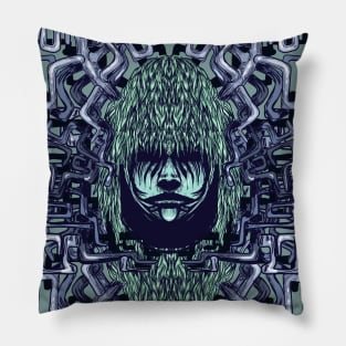 Boy with Labirinth Horns Pillow