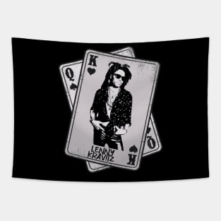 Retro Lenny Kravitz Style Card Tapestry