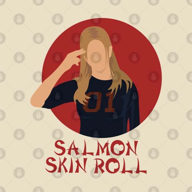 Ah, Salmon Skin Roll by doctorheadly by doctorheadly