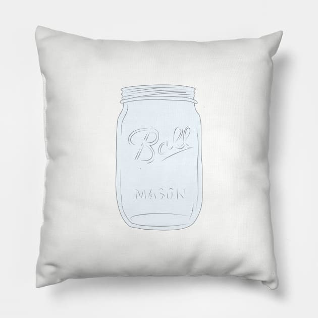 Mason Jar Pillow by JessieDesign