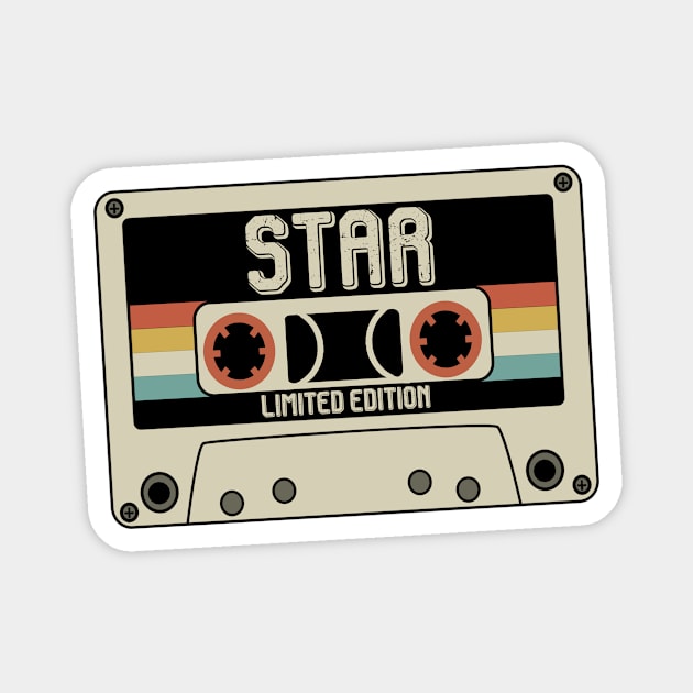 Star - Limited Edition - Vintage Style Magnet by Debbie Art