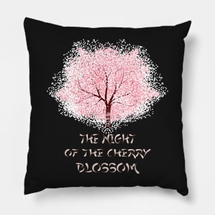 The night of the cherry blossom Pillow