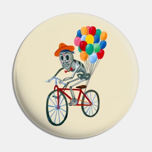 Dia de los Muertos, Bicycle Ride Pin