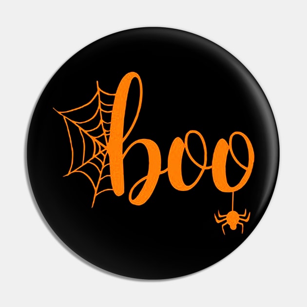 Halloween Boo Pin by drawflatart9