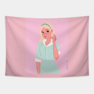 Fashion girl Tapestry