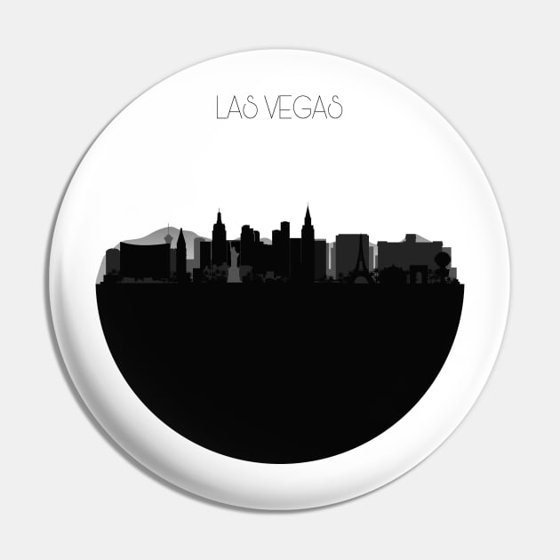 Las Vegas Skyline Pin by inspirowl