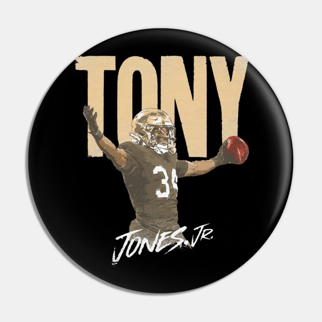 Tony Jones Jr. New Orleans Bold Pin by ClarityMacaws