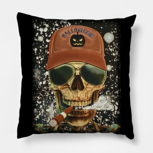 Halloween 2020 skull funny Pillow