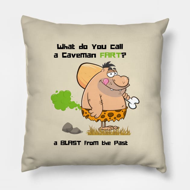 Caveman FART Pillow by FartMerch