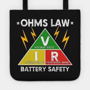 Battery Safety Ohms Law Vaping Gifts For Vapers Tote