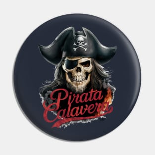 Pirata Calavera Pin