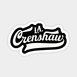 Los Angeles Crenshaw classic - Crenshaw LA - L.A. Crenshaw Logo Magnet