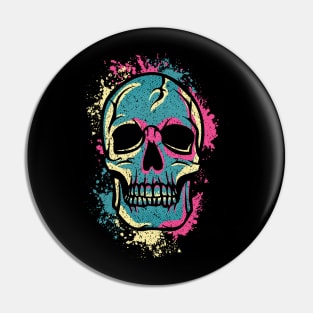 Skull Artwork design Pin